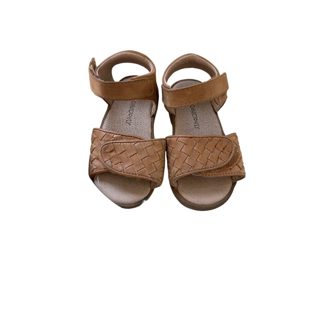 Consciously Baby Leather Sandals Size 6